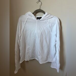 NWT ME+EM Lightweight White Hoodie